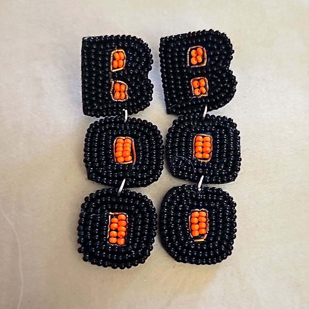 Halloween Boo Earrings